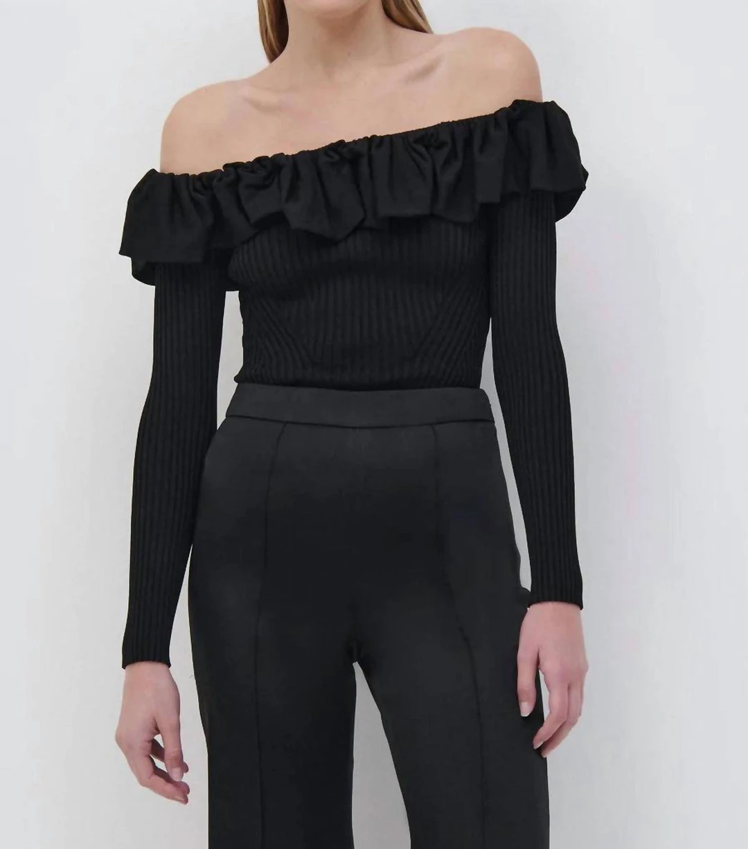 Deals โค๏ธ Jonathan Simkhai Isabelle Ruched Off Shoulder Top in Black for ๐ฉ women ๐ 3 Deals โค๏ธ Jonathan Simkhai Isabelle Ruched Off Shoulder Top in Black for ๐ฉ women ๐