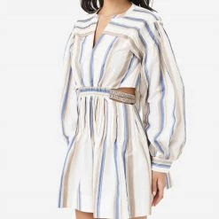 New ✨ Jonathan Simkhai Tracie Stripe 👗 Dress in Nougat Stripe for 👩 women 🔔 -Jonathan Simkhai Shop 21890f2641fa4cdcb95744c72eba597a e76d1df3 9156 44bf 8505 7161922d96fd 1080x