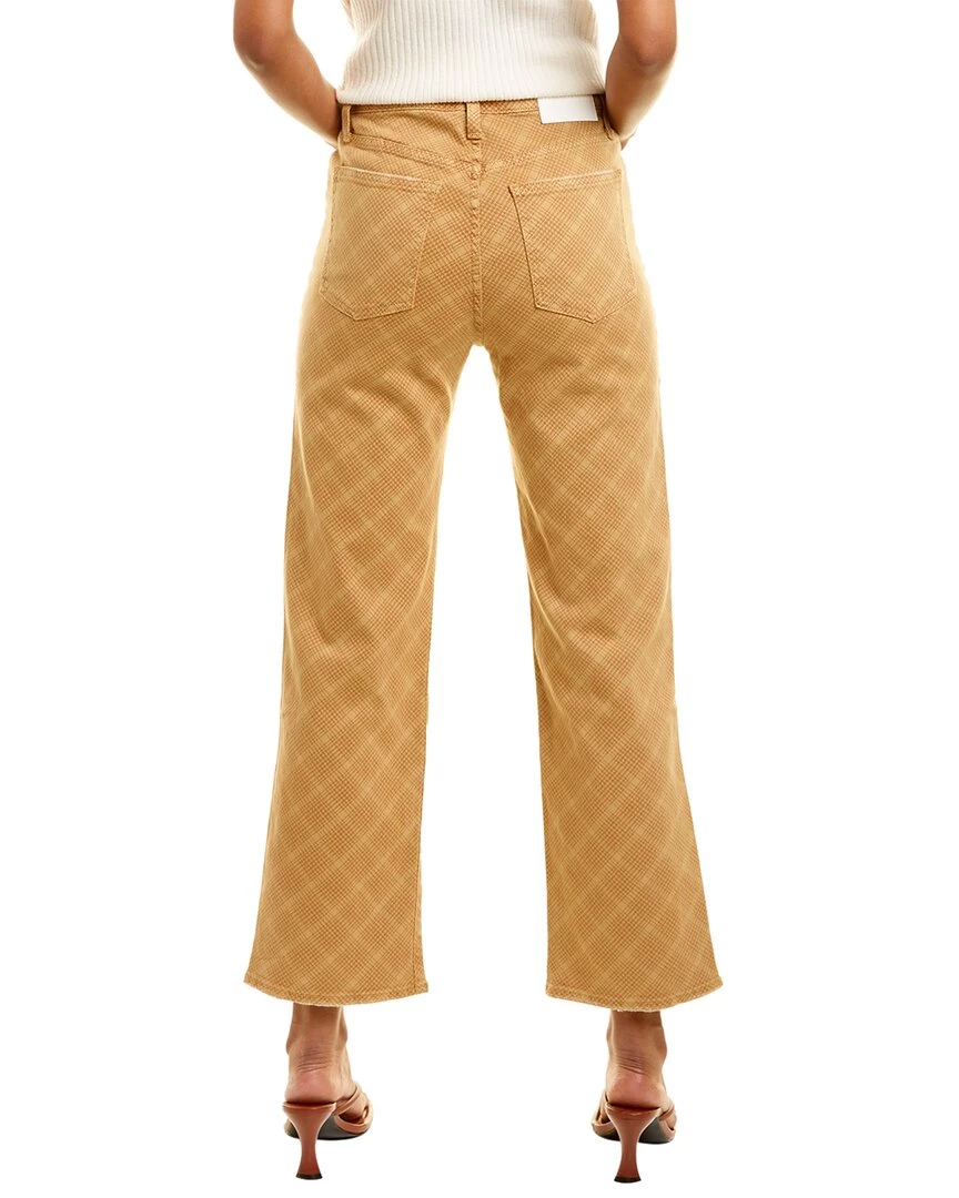 Flash Sale 🔔 Jonathan Simkhai TJ Sepia Plaid High-Rise Straight Jean for 👩 women ✨ 4 Flash Sale 🔔 Jonathan Simkhai TJ Sepia Plaid High-Rise Straight Jean for 👩 women ✨ - Image 2