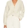 Cheap 🥰 Jonathan Simkhai Olympia Lofty Alpaca Cardigan in White for 👩 women 🌟