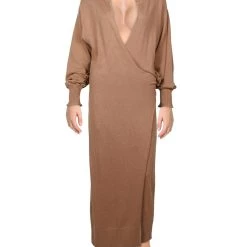 Top 10 👍 Jonathan Simkhai Evalynn 👩 Womens Knit Maxi Wrap 👗 Dress ⌛