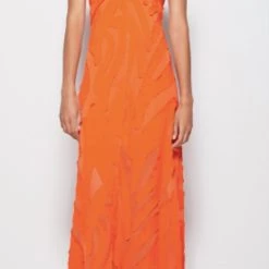 Deals 🔥 Jonathan Simkhai Katie Textured Slip 👗 Dress in Scarlet for 👩 women 🤩