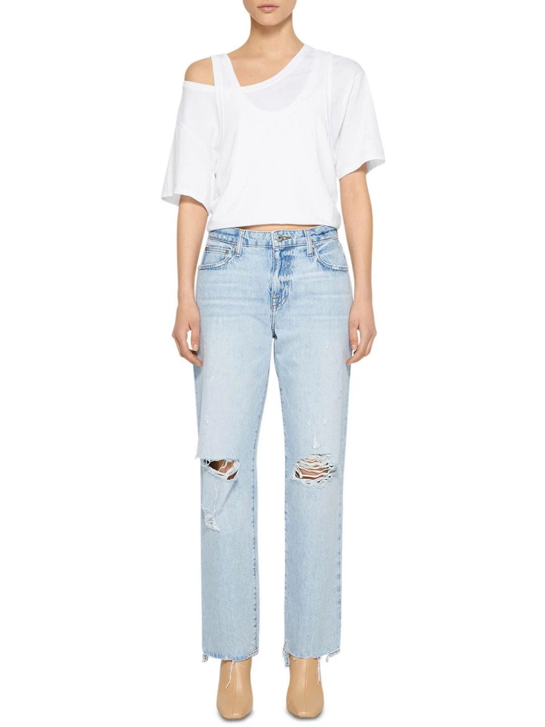 Top 10 ๐ Jonathan Simkhai ๐ฉ Womens Mid-Rise Destroyed Straight Leg ๐ Jeans ๐ 3 Top 10 ๐ Jonathan Simkhai ๐ฉ Womens Mid-Rise Destroyed Straight Leg ๐ Jeans ๐