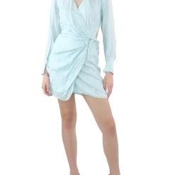 Promo ⌛ Jonathan Simkhai Destiny 👩 Womens Tie Waist m Wrap 👗 Dress ⌛