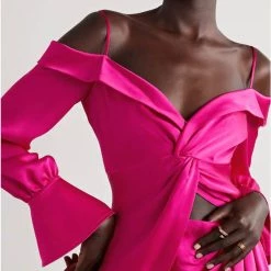 Flash Sale โญ Jonathan Simkhai Viktoria Off Shoulder Twist Top in Bougainvillea for ๐ฉ women ๐