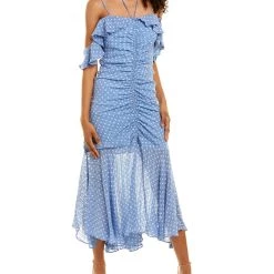 Flash Sale 😍 Jonathan Simkhai Naomi Silk Midi 👗 Dress for 👩 women ⭐