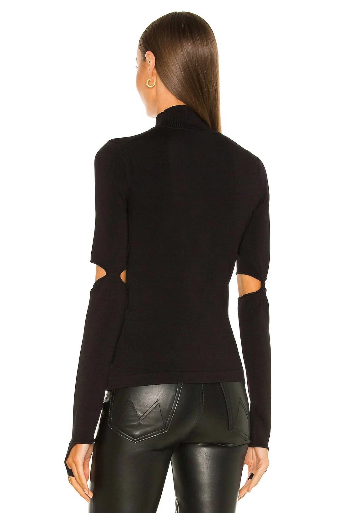 Deals ๐ Jonathan Simkhai Jamie Compact Rib Long Sleeve Pullover in Black for ๐ฉ women ๐ 4 Deals ๐ Jonathan Simkhai Jamie Compact Rib Long Sleeve Pullover in Black for ๐ฉ women ๐ - Image 2