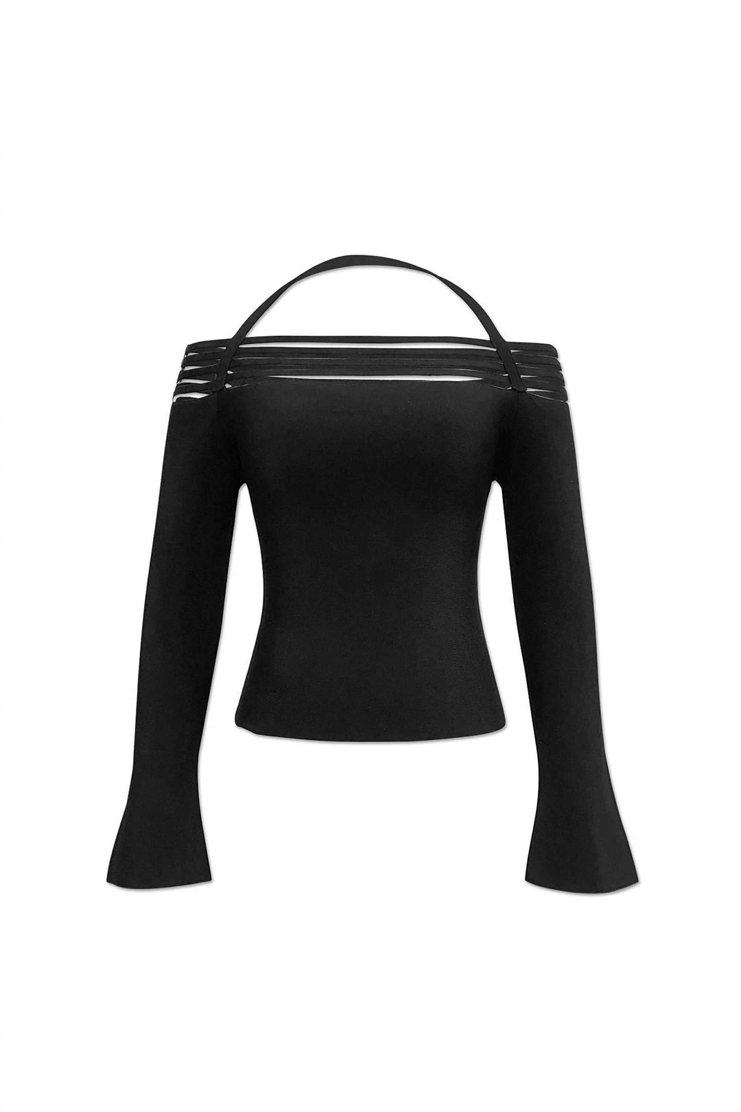 Deals 😉 Jonathan Simkhai Sarah Compact Rib Halter Top in Black for 👩 women 🔔 4 Deals 😉 Jonathan Simkhai Sarah Compact Rib Halter Top in Black for 👩 women 🔔 - Image 2