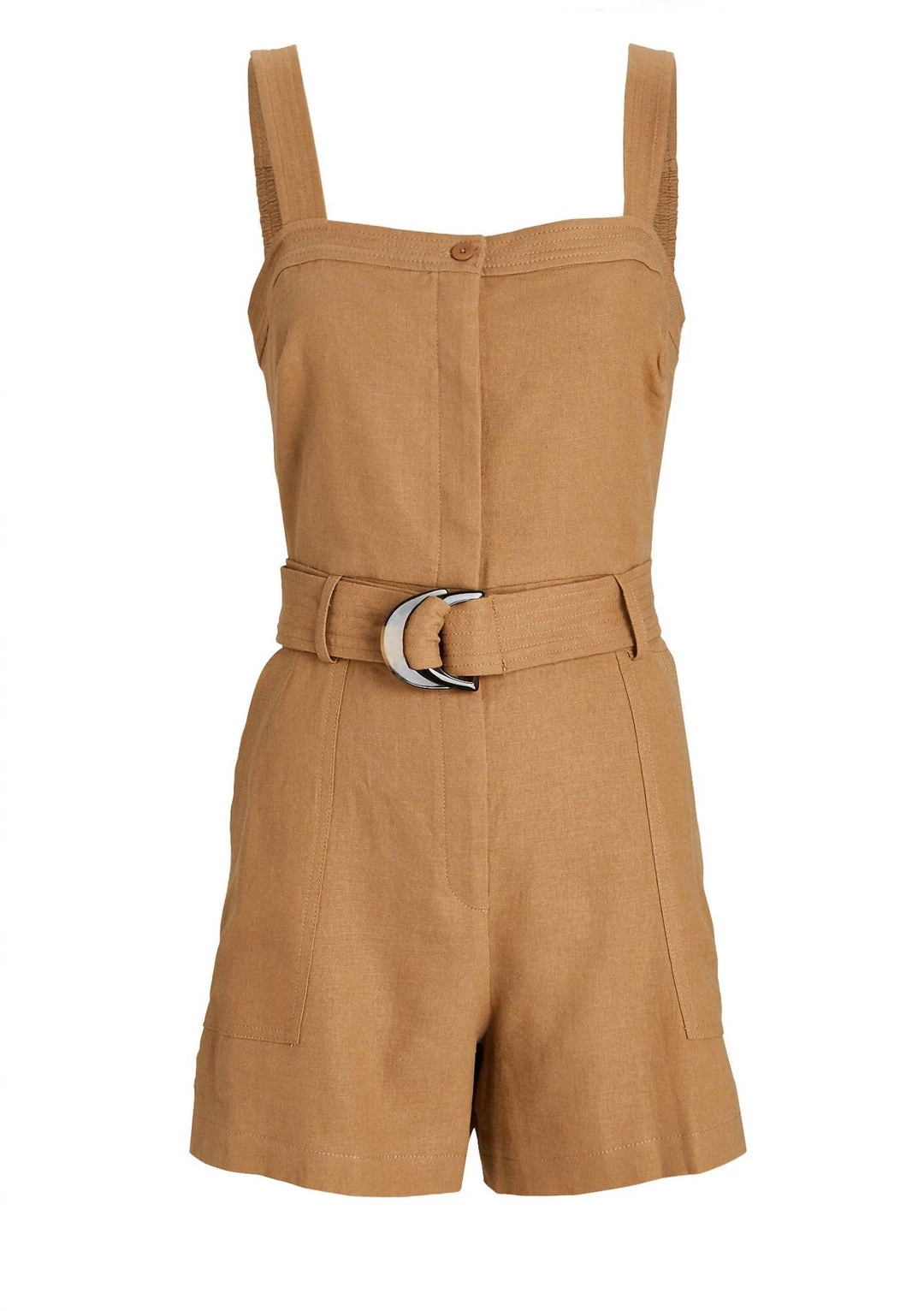 Hot Sale 💯 Jonathan Simkhai Marin Linen Romper in Topaz for 👩 women 😍 5 Hot Sale 💯 Jonathan Simkhai Marin Linen Romper in Topaz for 👩 women 😍 - Image 3