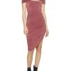 Best Sale 😉 Jonathan Simkhai Divya 👩 Womens Slinky Rouched Mini 👗 Dress ✨