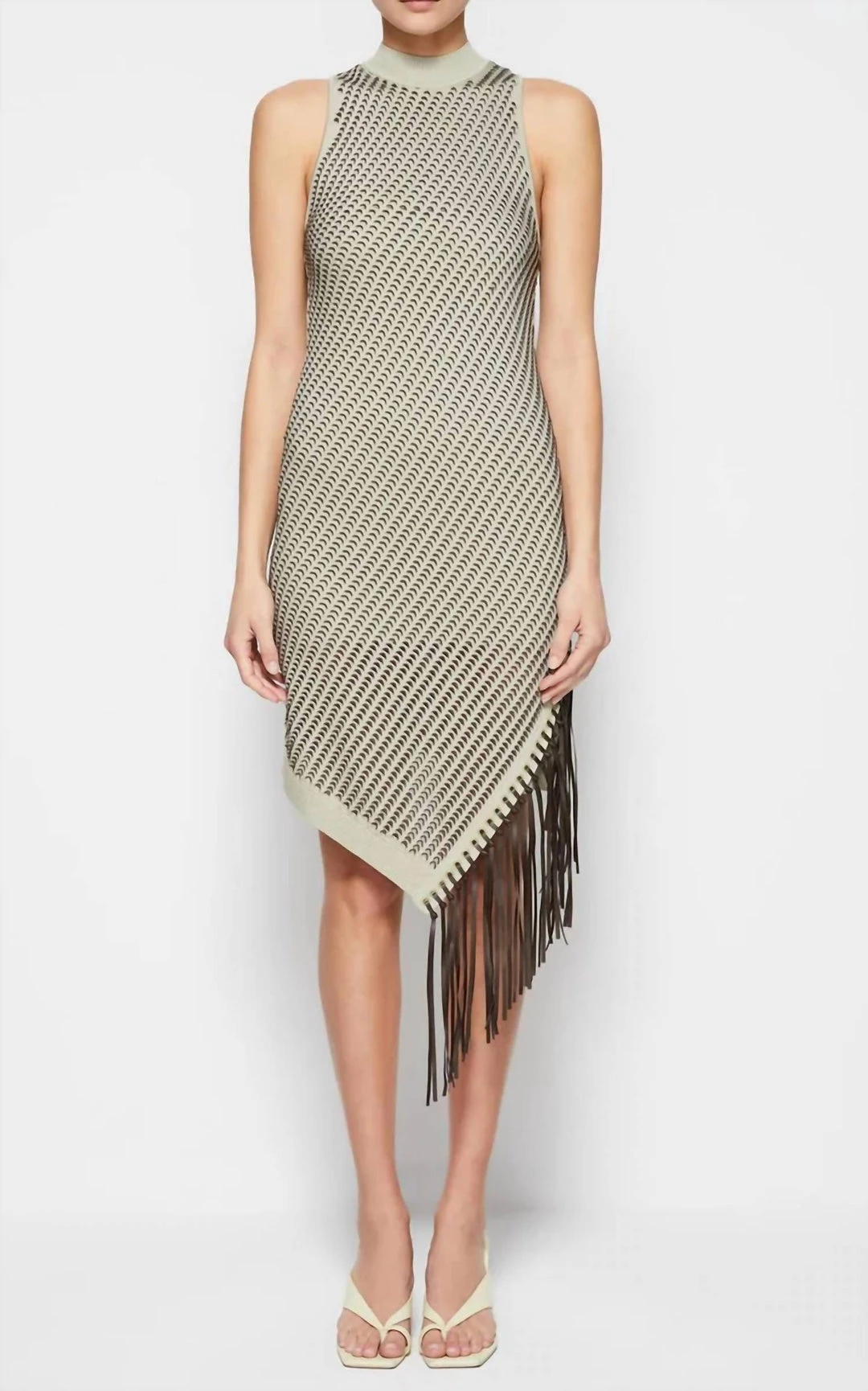 Best deal ๐ฏ Jonathan Simkhai Chelle Pointelle Fringe ๐ Dress in Marsh/Olive for ๐ฉ women ๐ 3 Best deal ๐ฏ Jonathan Simkhai Chelle Pointelle Fringe ๐ Dress in Marsh/Olive for ๐ฉ women ๐