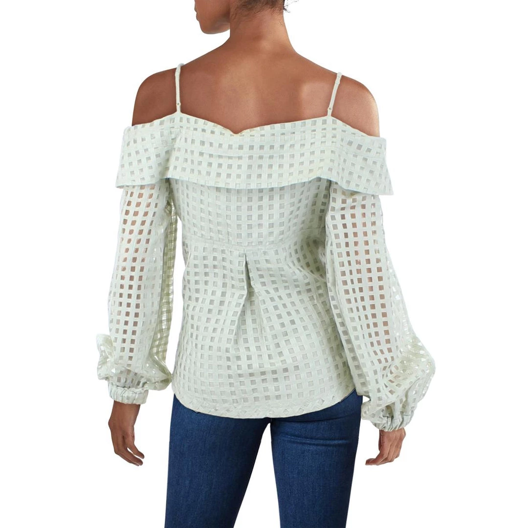 Brand new โ๏ธ Jonathan Simkhai Paulina ๐ฉ Womens Silk Blend Button Front Blouse โค๏ธ 4 Brand new โ๏ธ Jonathan Simkhai Paulina ๐ฉ Womens Silk Blend Button Front Blouse โค๏ธ - Image 2