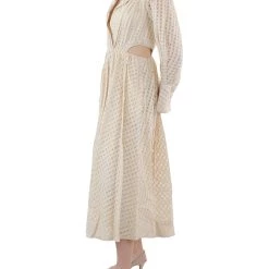 Cheapest 🥰 Jonathan Simkhai 👩 Womens Silk Widowpane 👚 Shirtdress 🔔