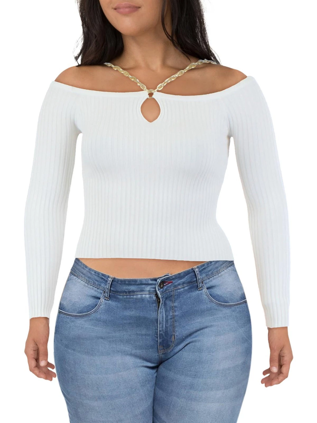 Outlet โจ Jonathan Simkhai Quinn ๐ฉ Womens Knit Ribbed Pullover Top ๐ 3 Outlet โจ Jonathan Simkhai Quinn ๐ฉ Womens Knit Ribbed Pullover Top ๐