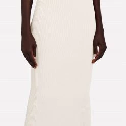 Promo 🔔 Jonathan Simkhai Brooklyn Midi 👗 Skirt in Chantilly for 👩 women ⌛