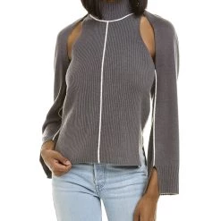 Budget 😍 Jonathan Simkhai Aubrielle Cashmere Sweater for 👩 women 👍
