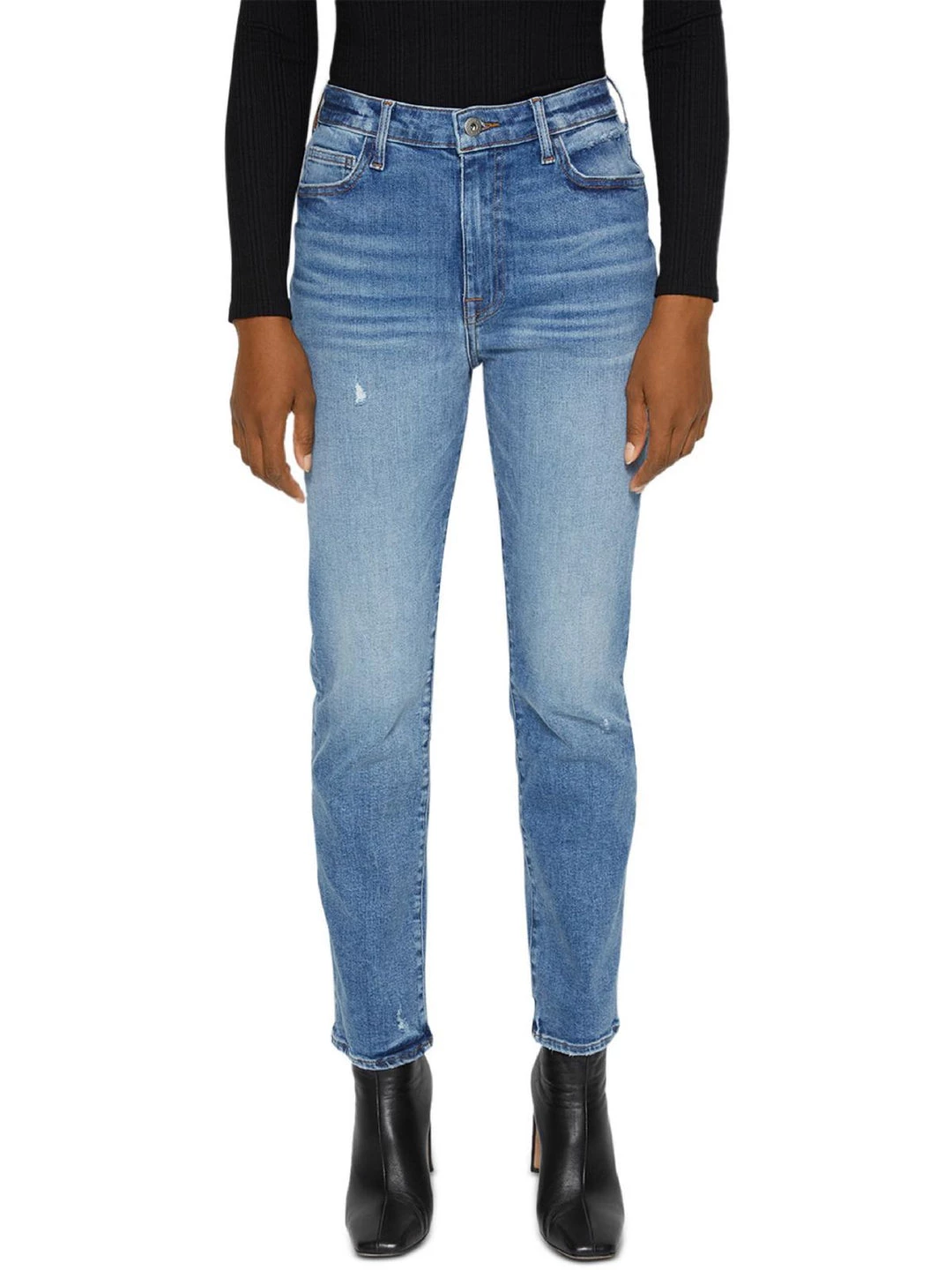 Hot Sale 🛒 Jonathan Simkhai River 👩 Womens High Rise Ankle Straight Leg 👖 Jeans ⌛ 3 Hot Sale 🛒 Jonathan Simkhai River 👩 Womens High Rise Ankle Straight Leg 👖 Jeans ⌛