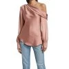 Deals ⌛ Jonathan Simkhai Alice Cold Shoulder Top in Desert Rose for 👩 women 🌟