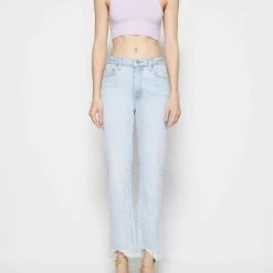 Buy ❤️ Jonathan Simkhai River Straight Leg Jean in Light Riviera for 👩 women 👏