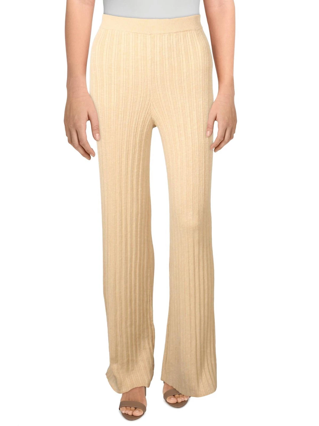 Hot Sale 💯 Jonathan Simkhai Colbie 👩 Womens Linen Blend High Waist Flared Pants ❤️ 3 Hot Sale 💯 Jonathan Simkhai Colbie 👩 Womens Linen Blend High Waist Flared Pants ❤️