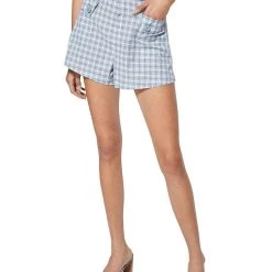 Outlet ❤️ Jonathan Simkhai 👩 Womens Belted Seersucker Casual Shorts 😍